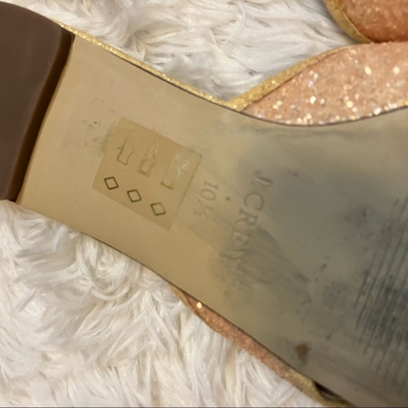 J. Crew Buff Glitter Cora Criss Cross Sandals - Picture 8 of 8